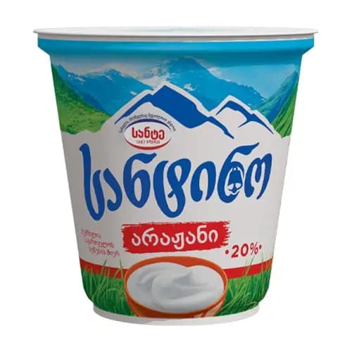Sour Cream 20% · Santino