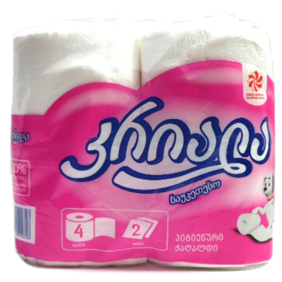 "Kriala" Paper Towels, 4 rolls, 2-ply (10)