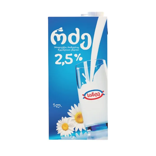 Ultra-pasteurized milk 2.5% - SANTE