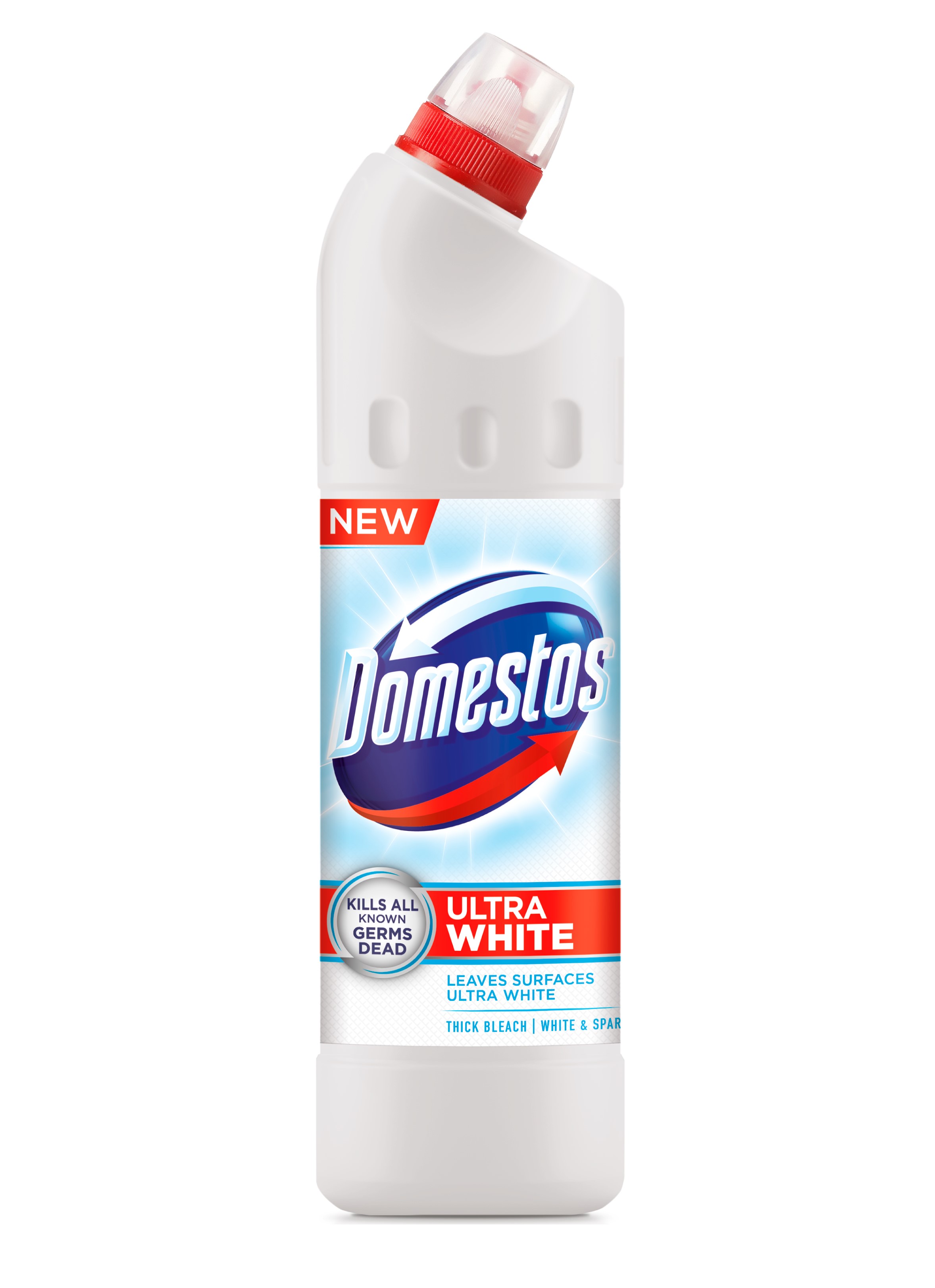 Snow White Universal Cleaner · Domestos