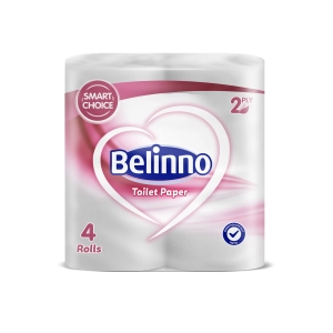 Toilet Paper "Belinno" White 2ply