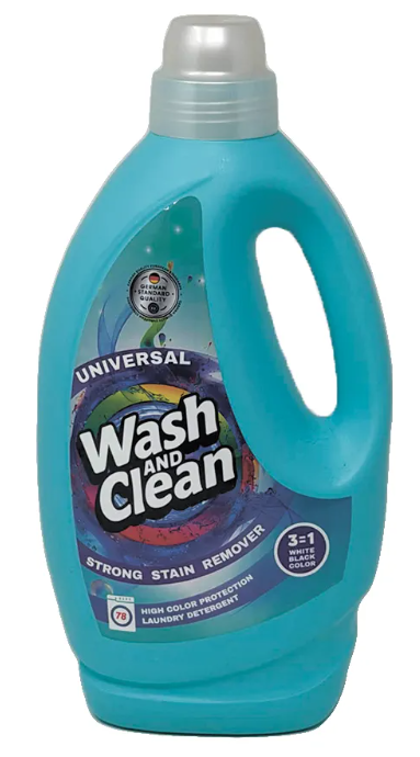 "Wash & Clean" Pink Universal Liquid Detergent