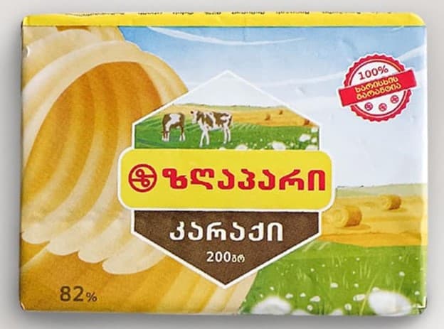Butter 82% · Zgapari