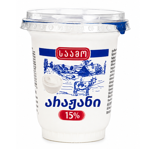 sour cream · Saamo" 15%