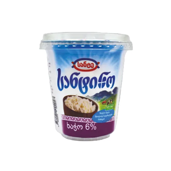 Cotage cheese 6% fat santino